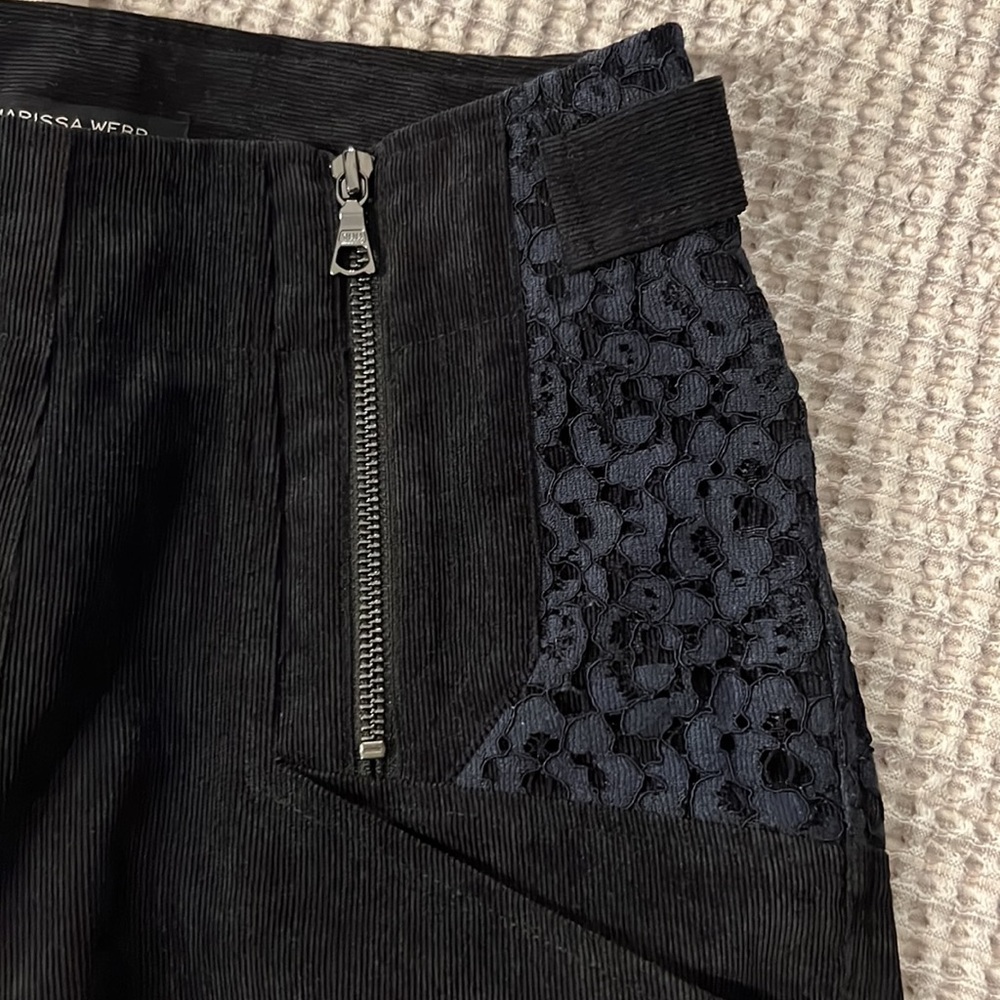 Marissa Webb corduroy and lace pants